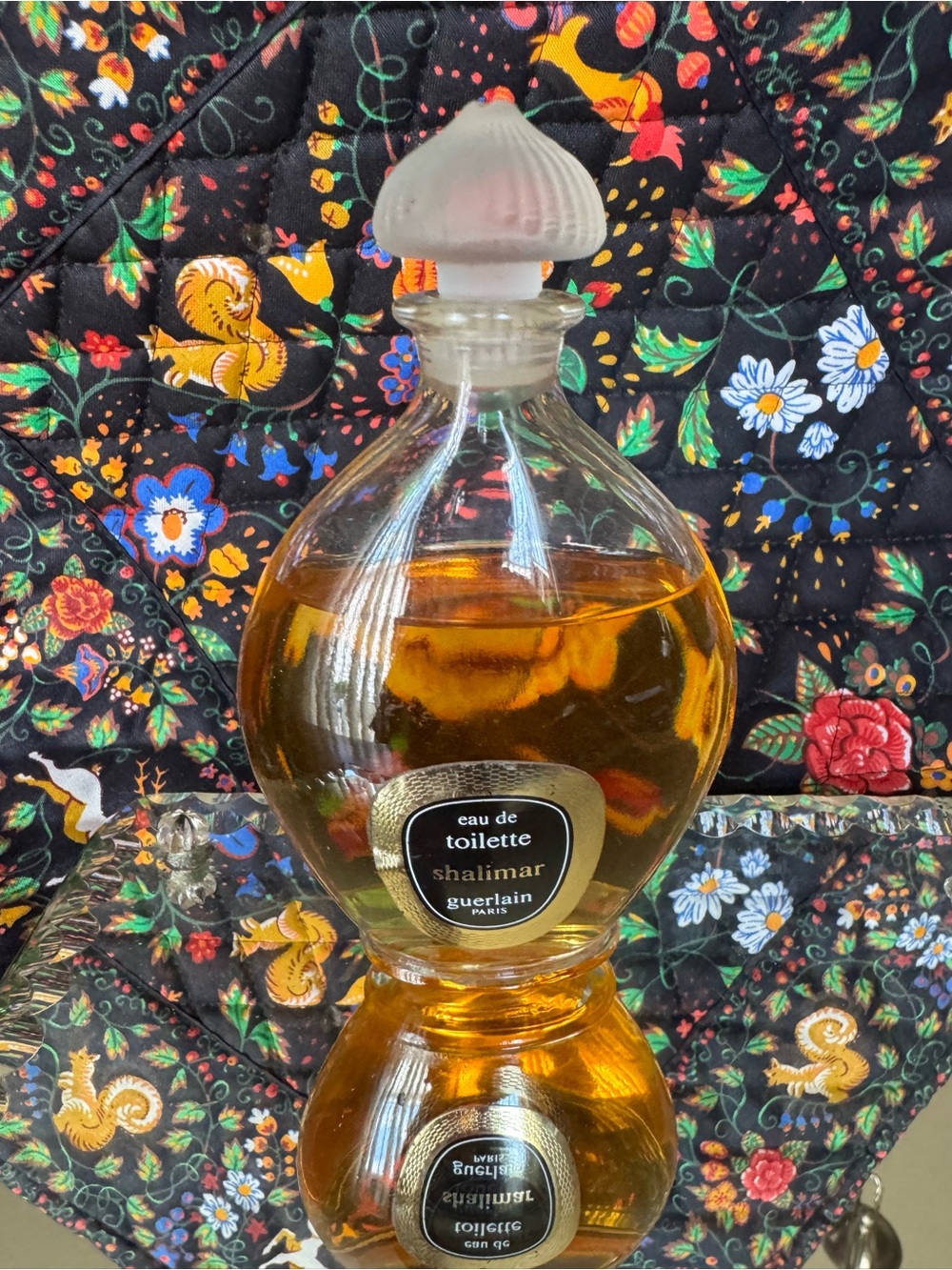 Shalimar Eau de toilette guerlain Paris vintage bottle